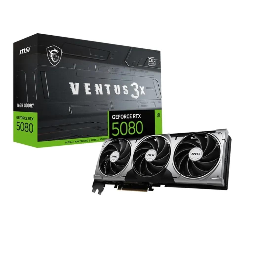 VGANvidiaMSIGeForceRTX5080Ventus3XOCPlus16GBGDDR7256bit