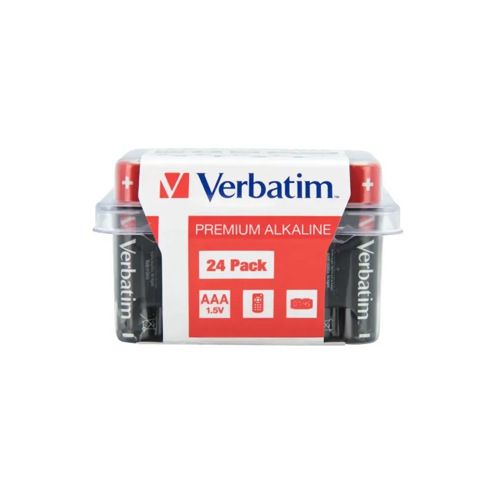 VerbatimAAABatteryAlkaline24PackBox-49504