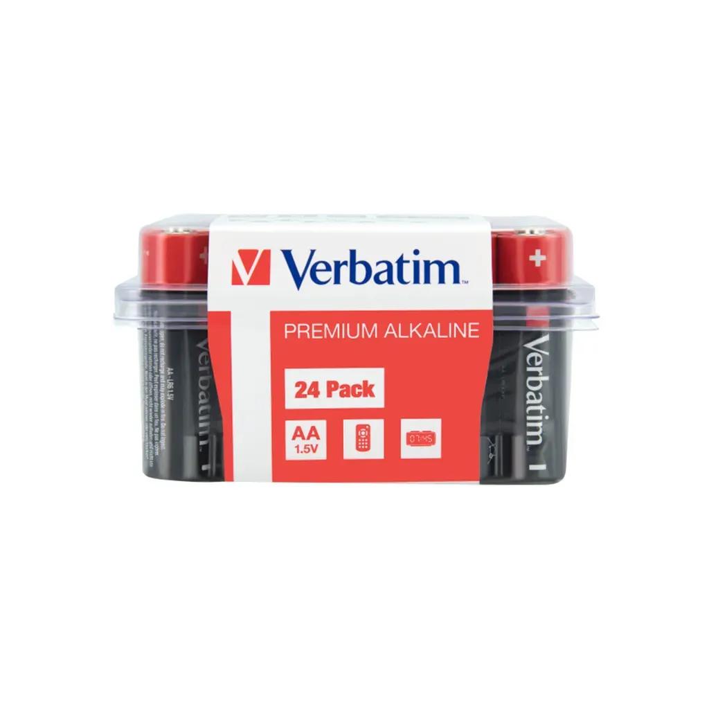VerbatimAABatteryAlkaline24PackBox-49505