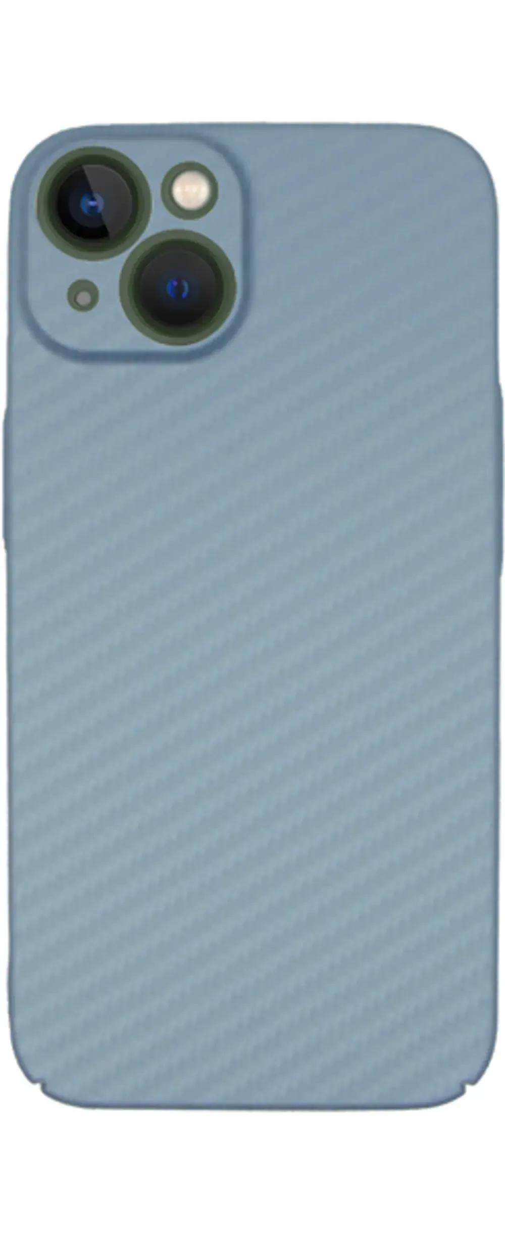 Vivid Carbon Fiber Case Apple iPhone 13 Blue
