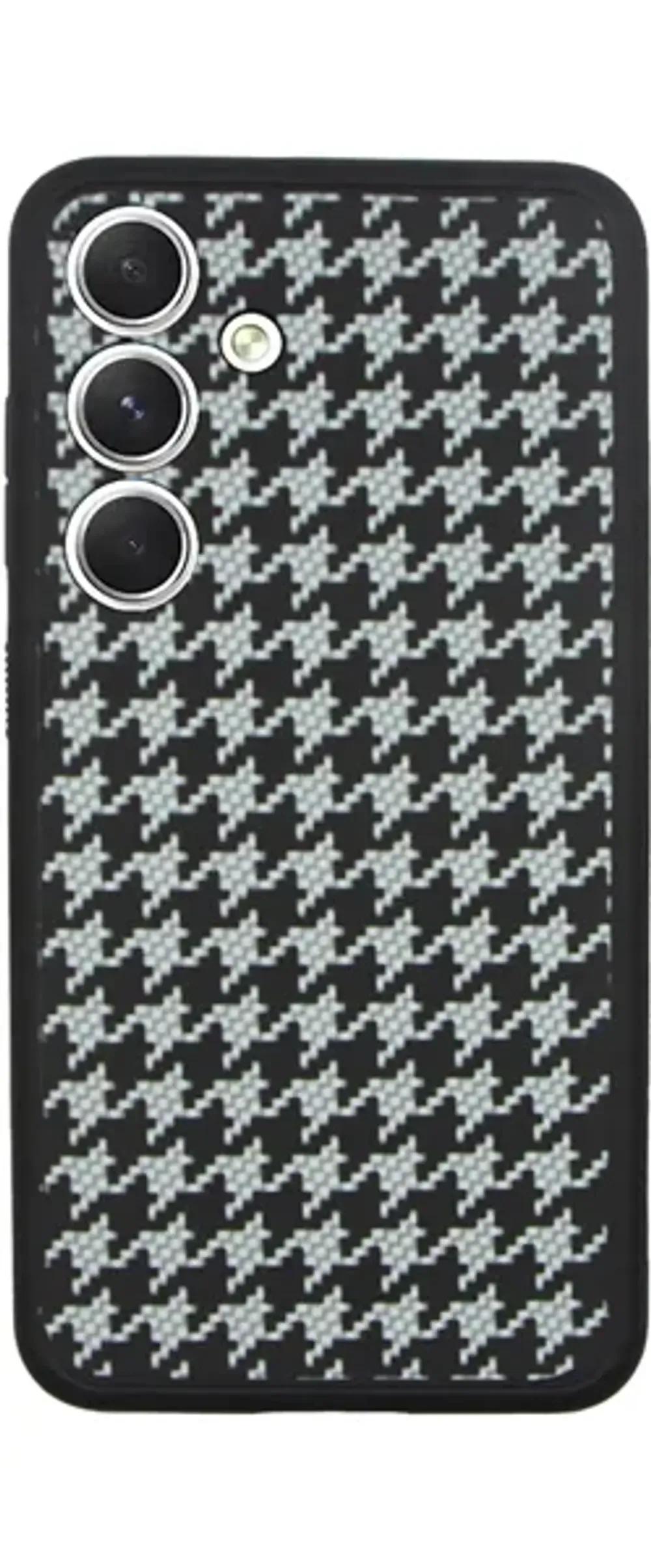 Vivid Carbon Fiber Case Samsung Galaxy S24 GreyBlack