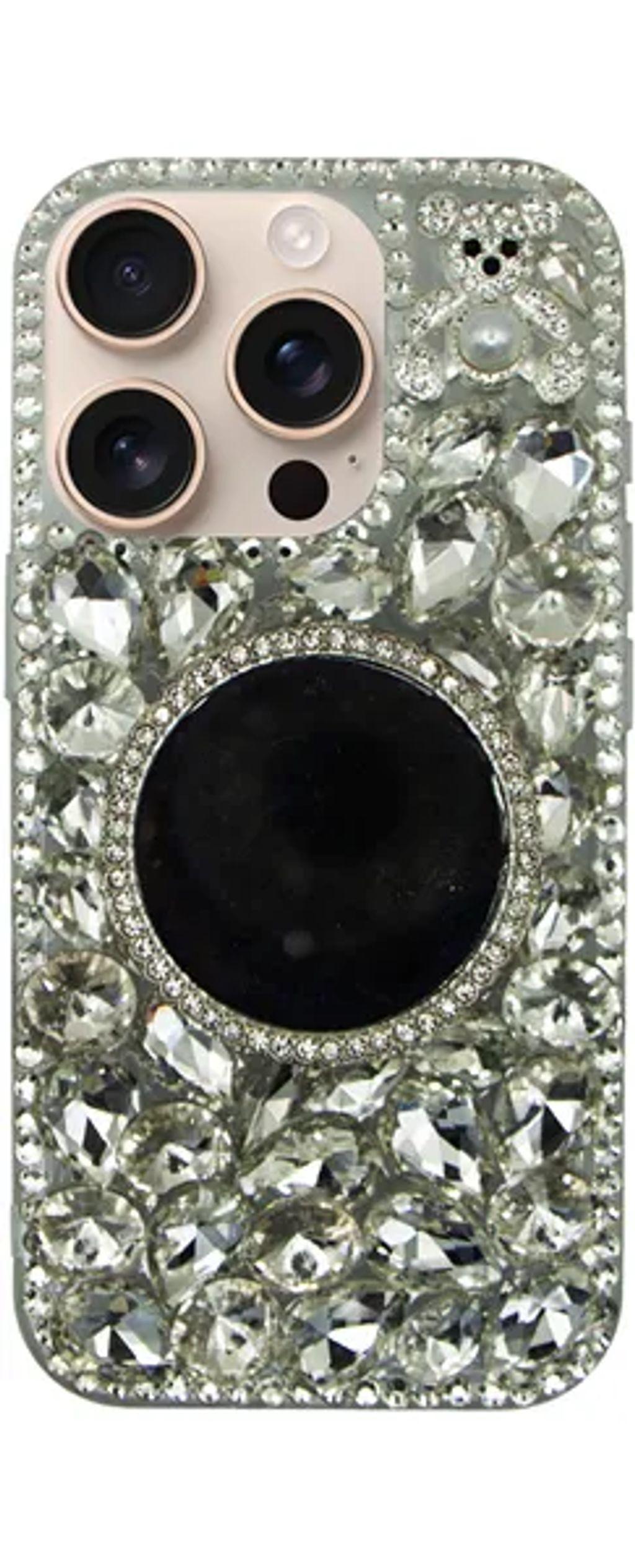 VividDiamondCasewithMirrorAppleiPhone16ProSilver