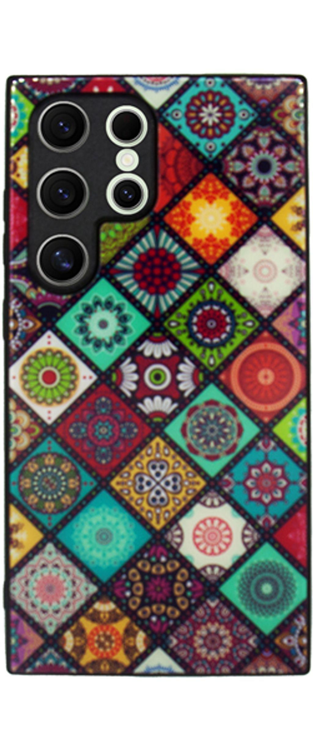 VividEthnicStyleCaseSamsungGalaxyS24UltraRed