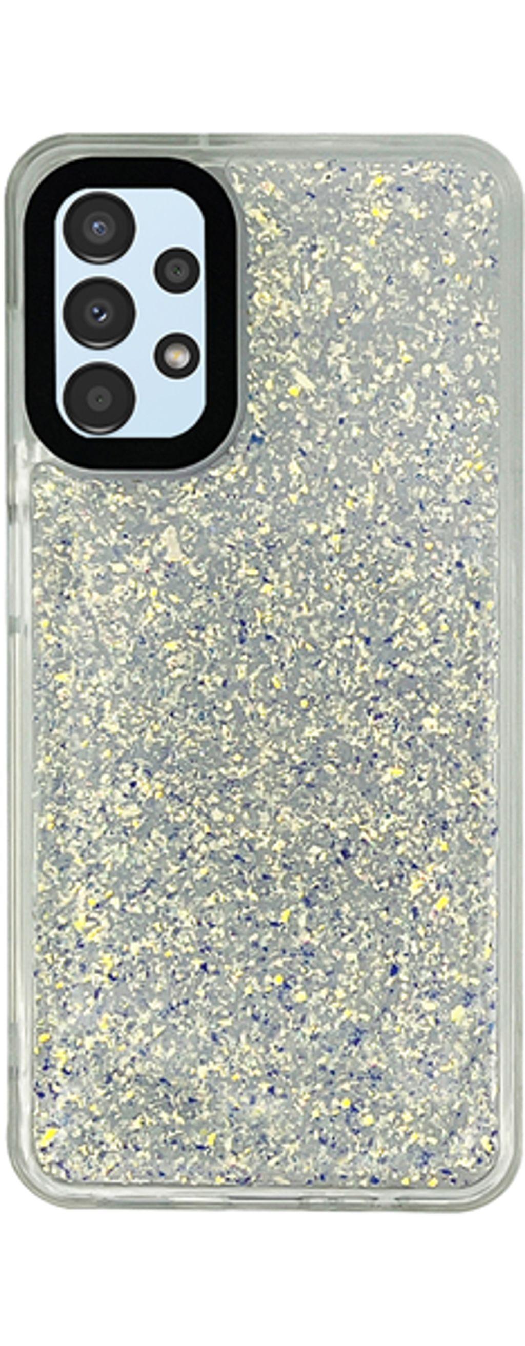 VividGlitterShineCaseSamsungGalaxyA135GSilver