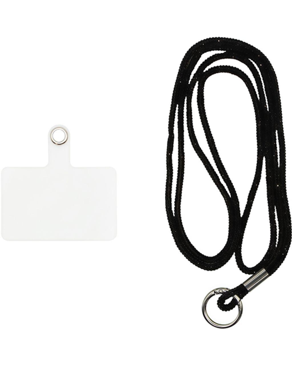 VividLanyardRhinestoneNeckStrapBlack