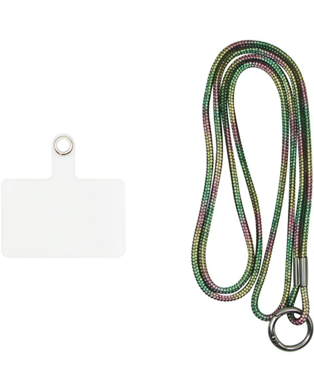 VividLanyardRhinestoneNeckStrapMulticolour