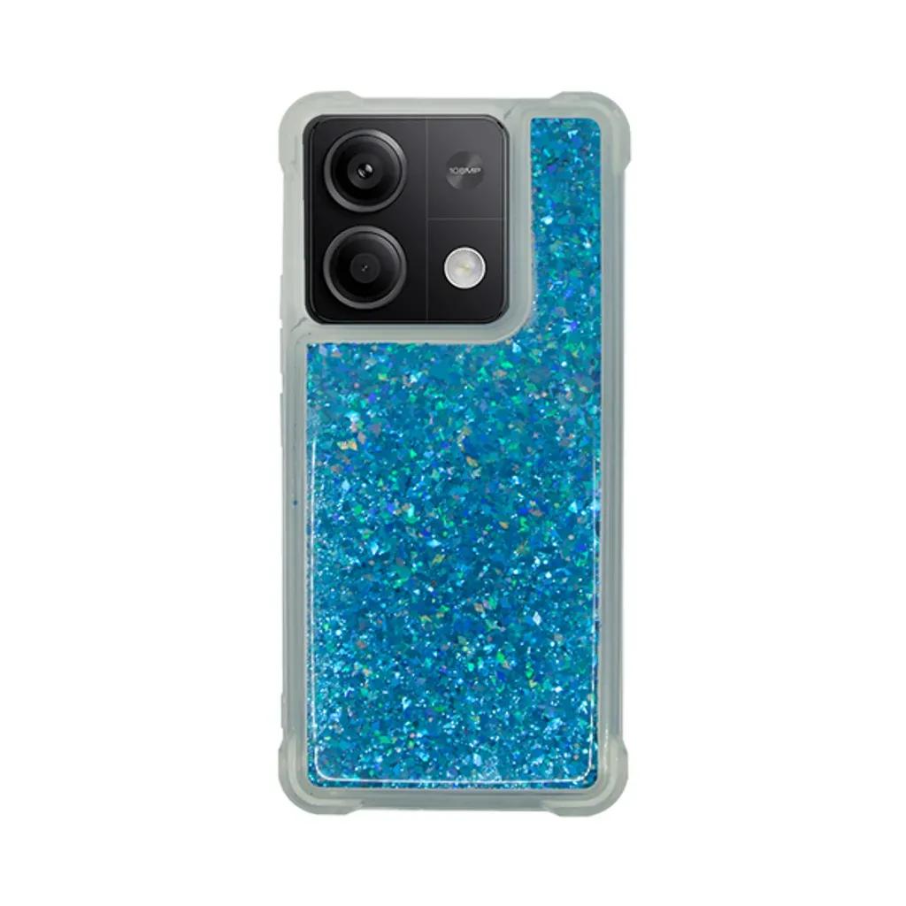 VividLiquidGlitterCaseRedmiNote134GBlue