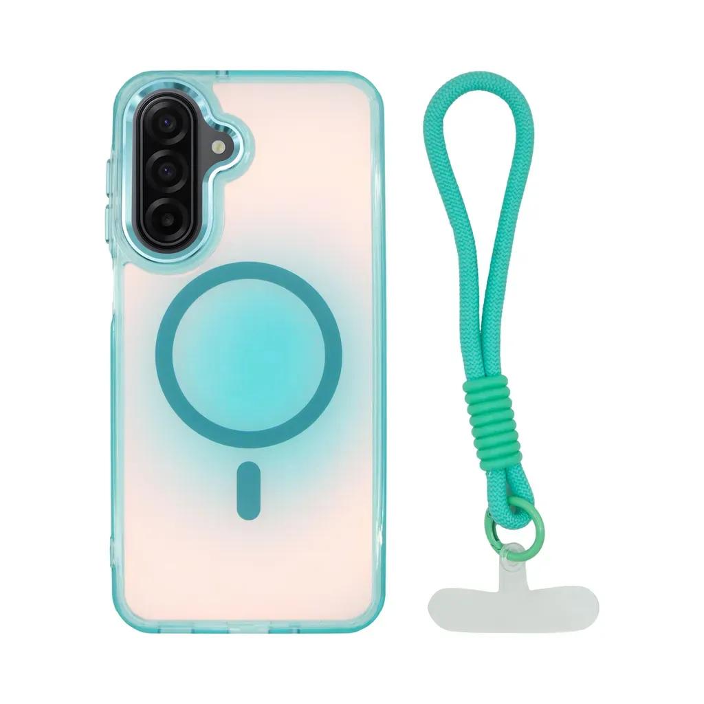 VividMagneticColorfulPhoneKidsCaseSamsungGalaxyA174GCyan