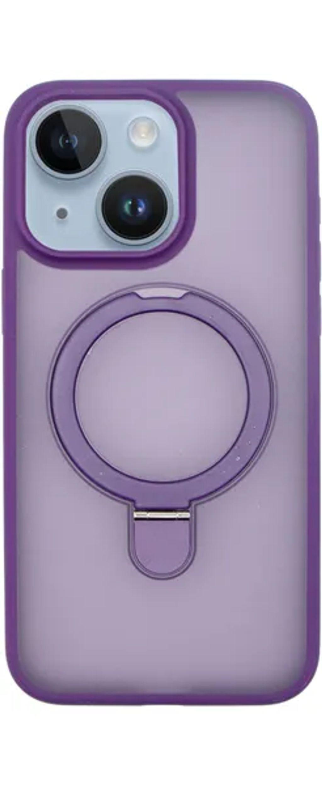 VividMagsafeRingStandPCCaseAppleiPhone15PlusPurple