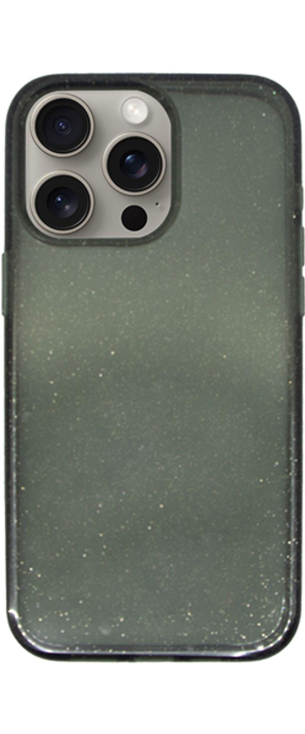 VividPCGlitterCaseAppleiPhone15ProMaxBlack