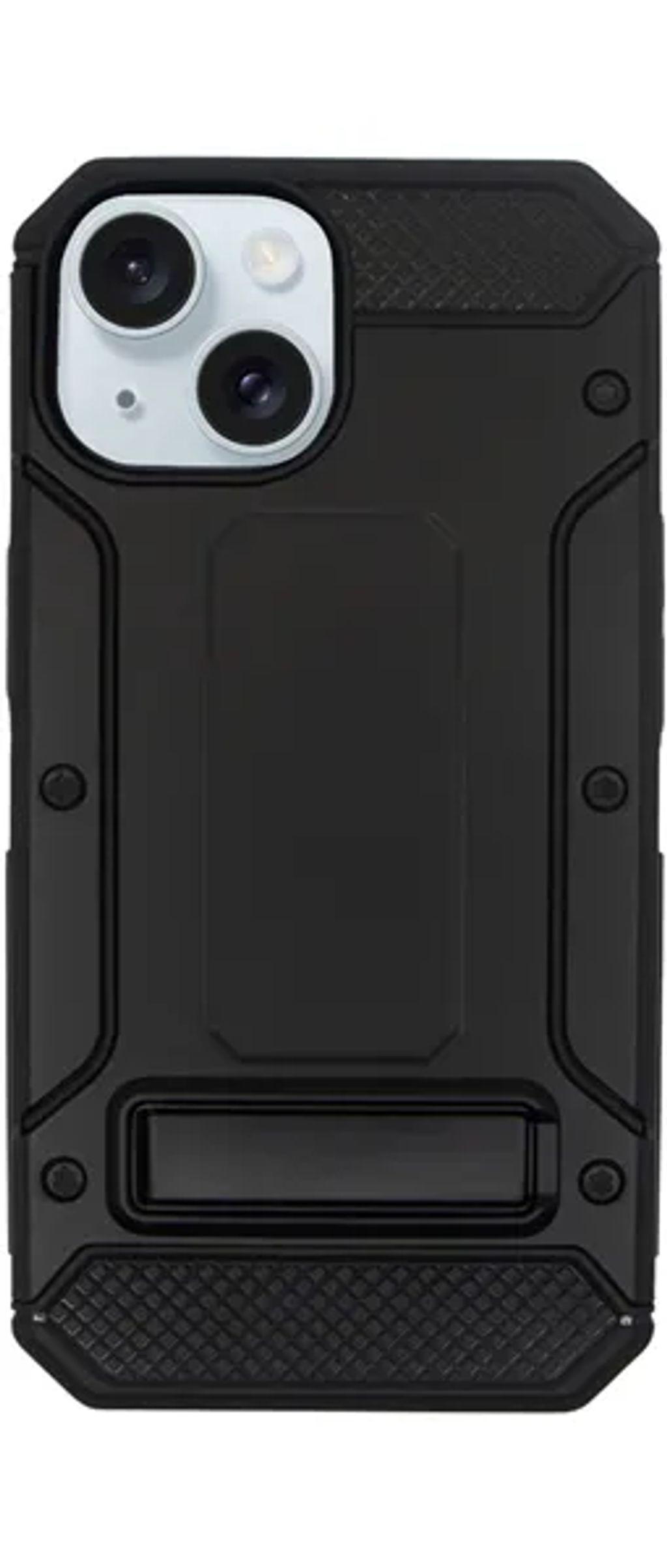 VividRuggedArmorCaseAppleiPhone15Black