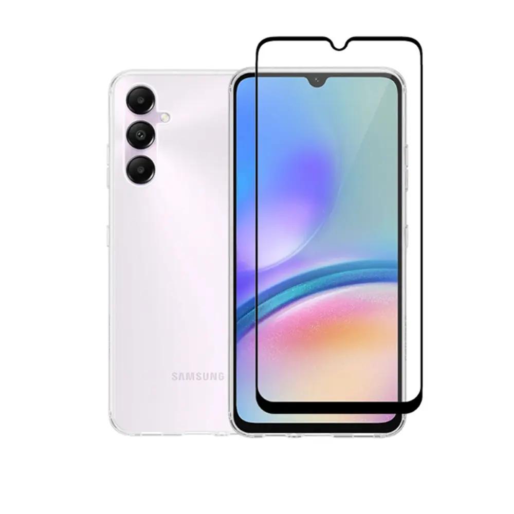 Vivid Set Gelly Case + Full Face Tempered Glass Samsung Galaxy A05s Black_1.webp