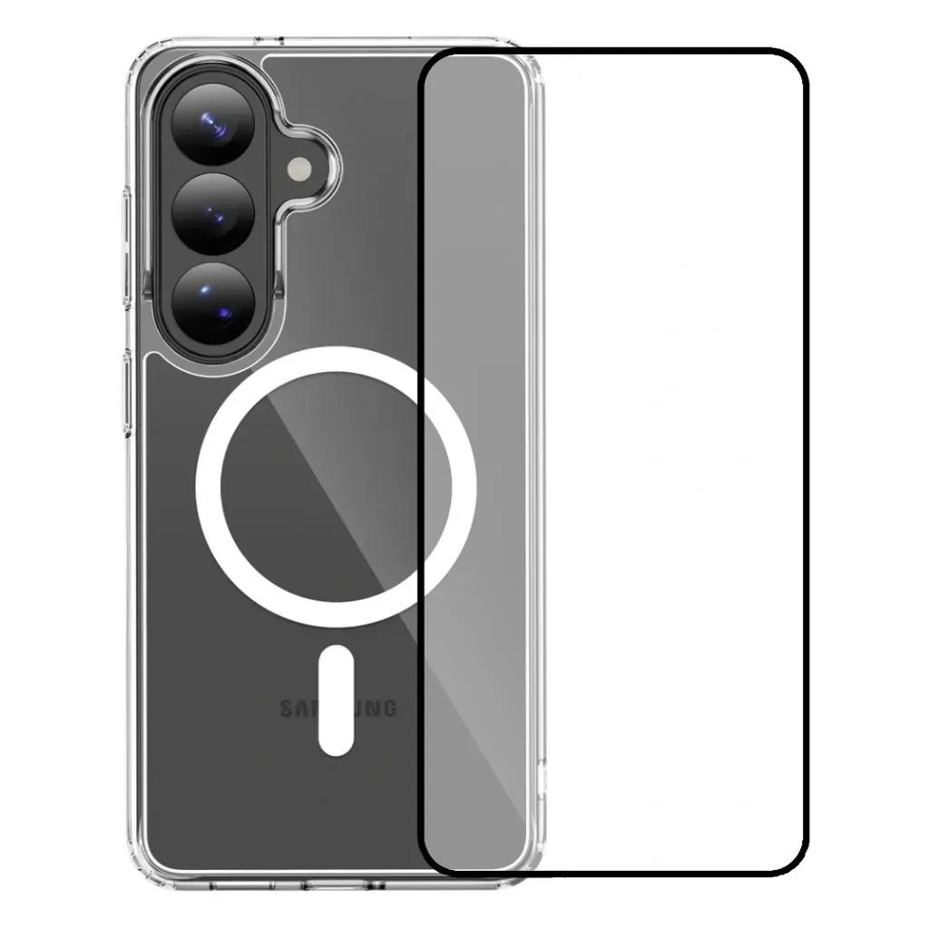 VividSetMagSafeAcrylicCaseFullFaceTemperedGlassSamsungGalaxyS26