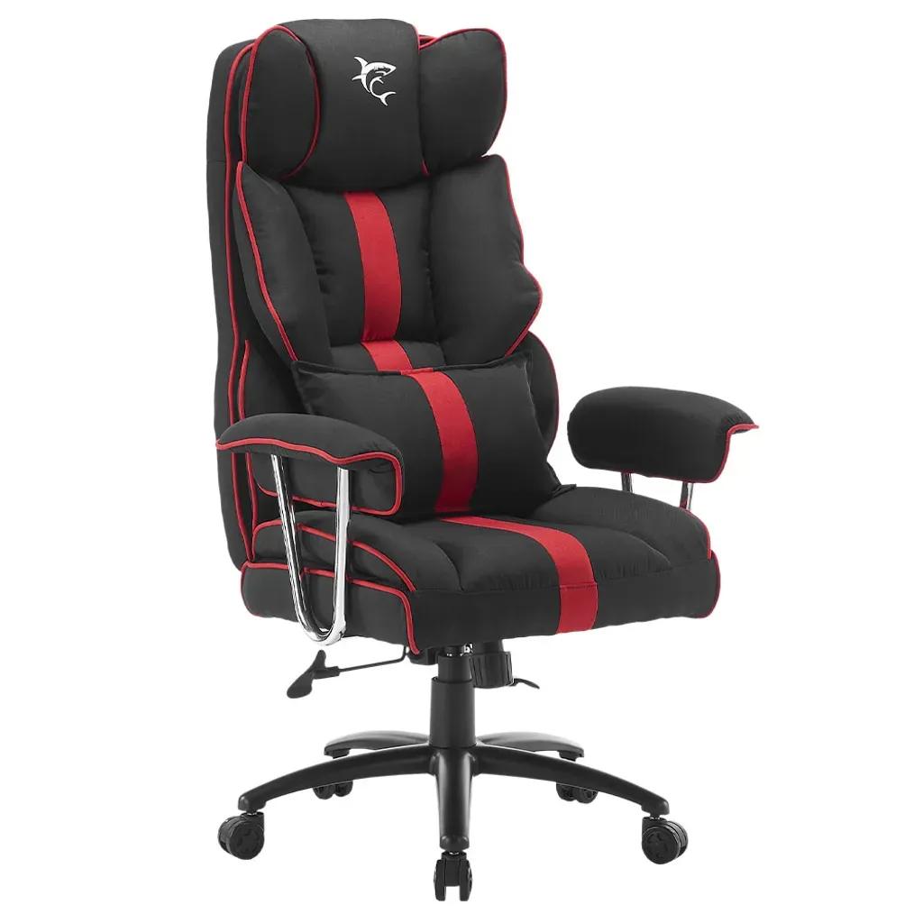 WHITESHARKEXTRASOFTGAMINGCHAIRBLACK-REDLEMANS