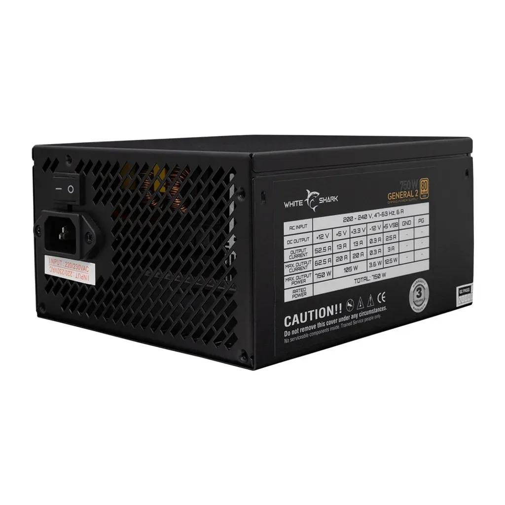WHITESHARKPSU750WGENERAL-2GPSU-750W80PLUSGOLDFULLMODULAR
