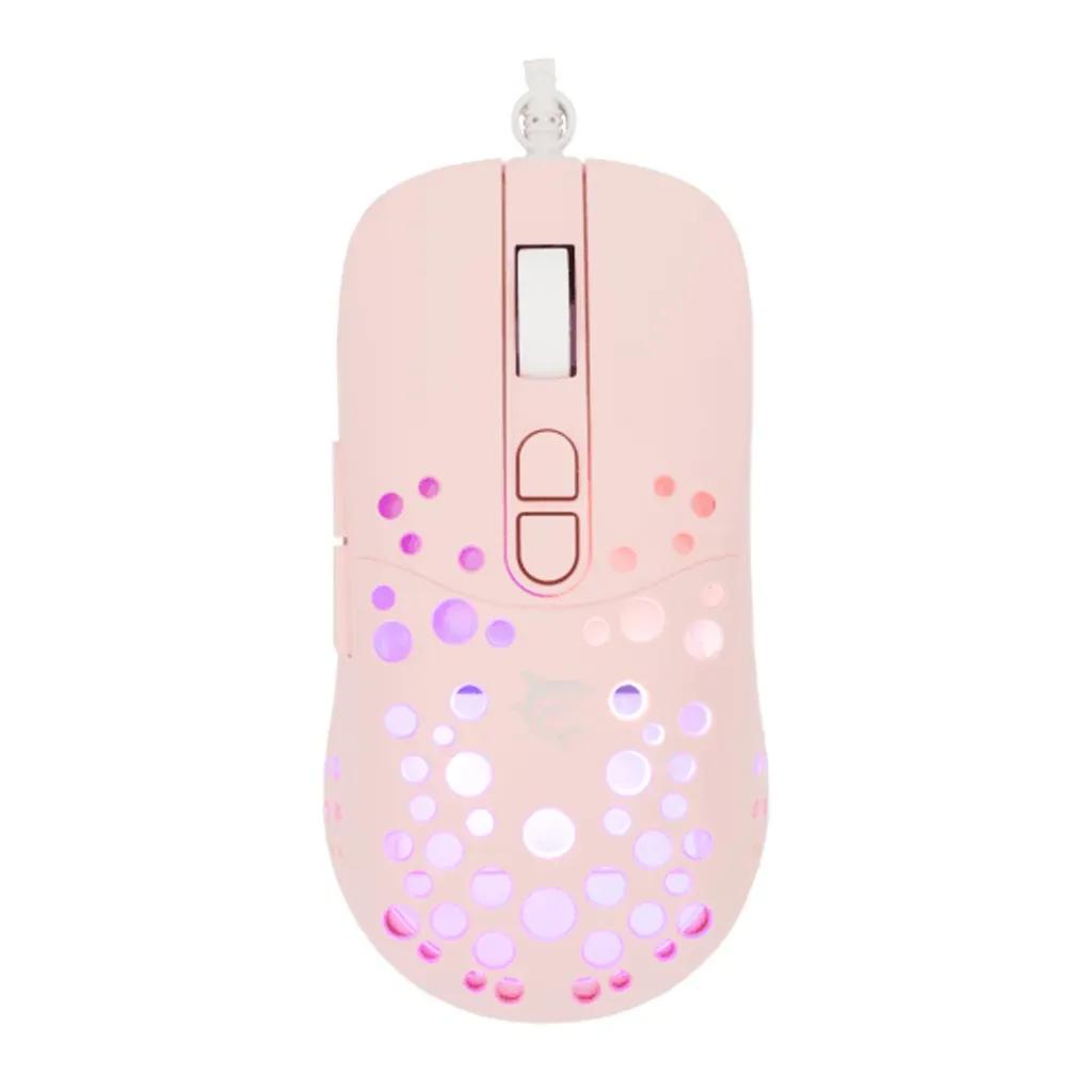 WHITESHARKRGBGAMINGMOUSEGM-900412800DPIPINK