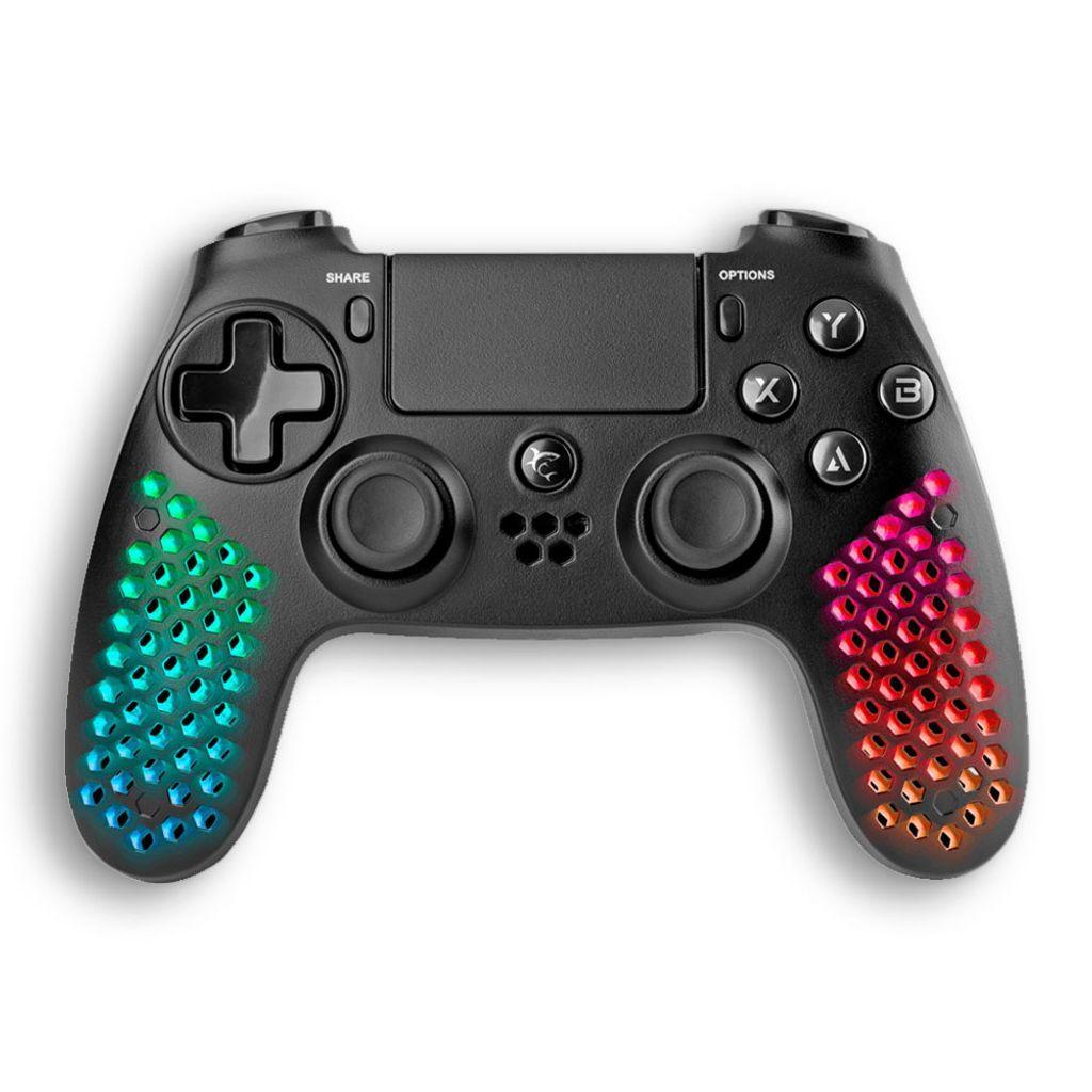 WHITESHARKWIRELESSGAMEPADGPW-4009LEGATUSFORPS4PS3PCiOSANDROIDBLACK