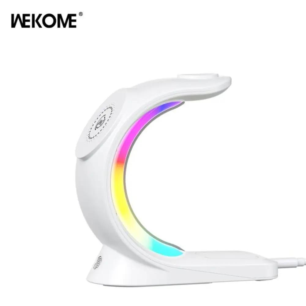 Wireless Magnetic Charger_Stand 4in1 15W WK WP-U169 White_1.webp