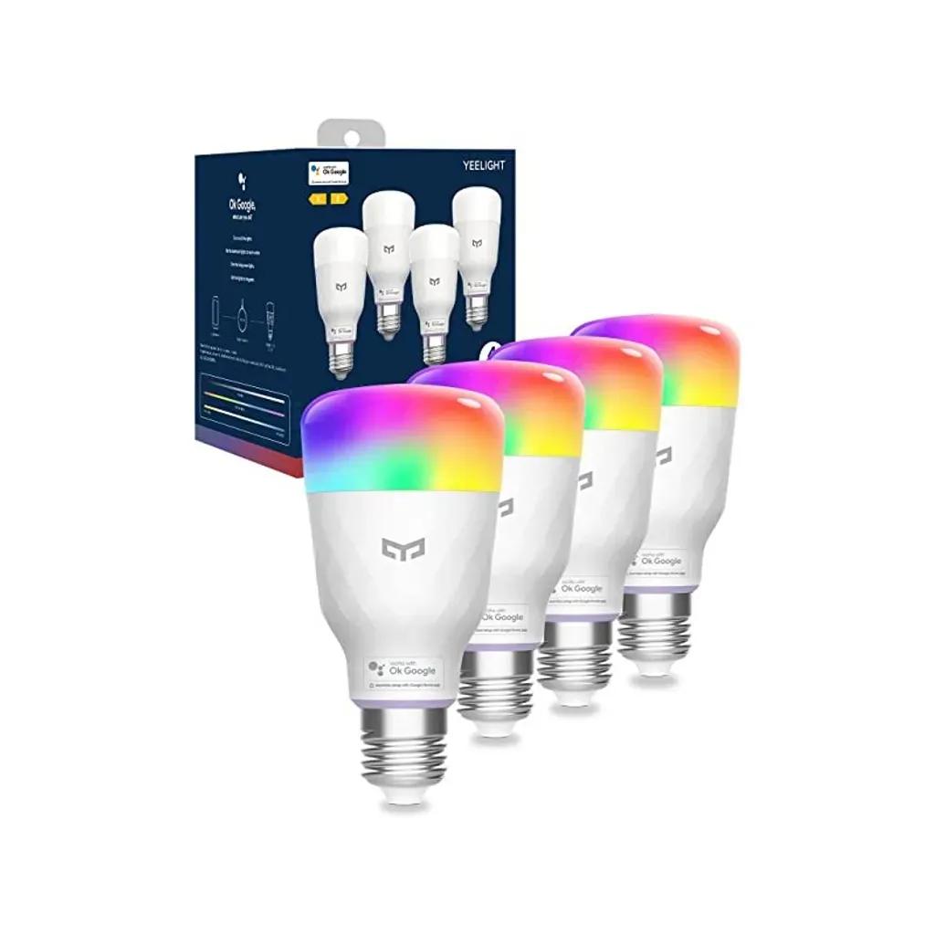 YeelightYLQPD-0011SmartLEDBulbW4LiteMulticolor-4Pack