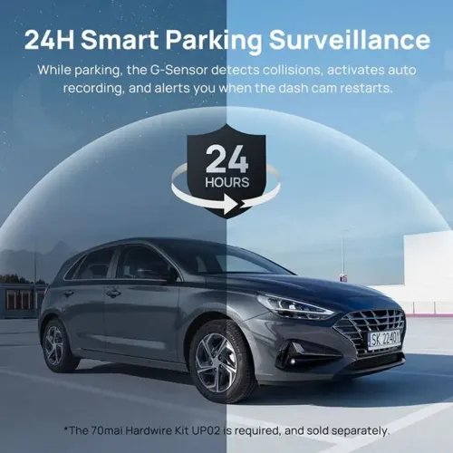 70maiA200DashCamw.Screen-1080P60FPS130FOV500mAhCarCamera