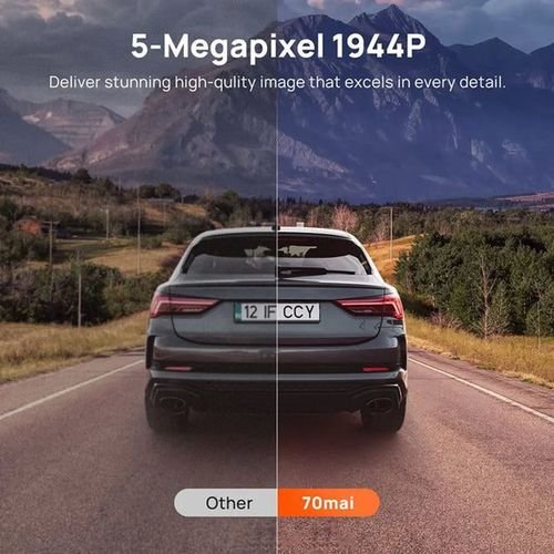 70maiA510-1FrontRearDashCamw.Screensetw.RC11RearviewCam-1600p3kpicLooprecCar