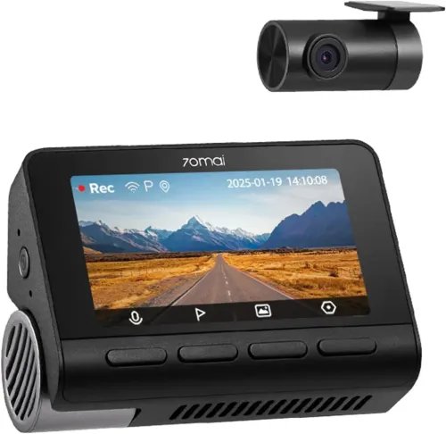 70maiA800SE-1FrontRearDashCam4kw.3inchscreensetw.RearviewCam-2160p140FOV