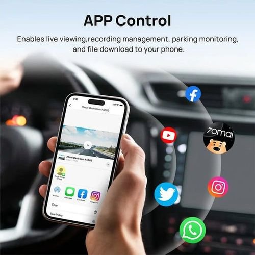 70maiDashCamProPlusA500Sw.Screen1944P140FOV500mAhCarCamera