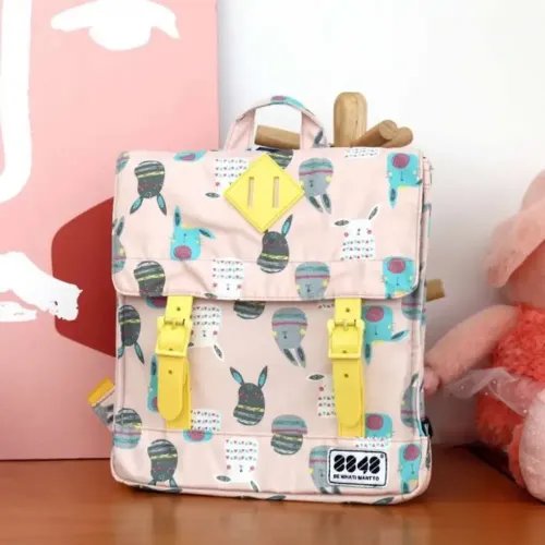 8848 BACKPACK FOR CHILDREN WITH HARES PRINT