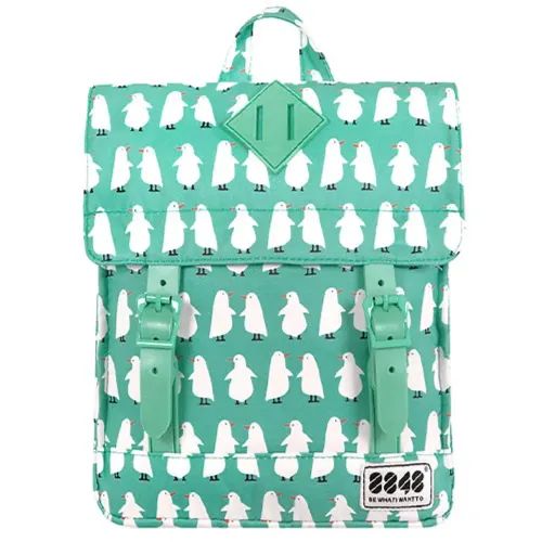 8848 BACKPACK FOR CHILDREN WITH PENGUINS PRINT