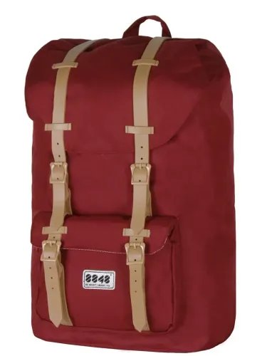 8848 TRAVEL BACKPACK 156 UNISEX WATERPROOF BURGUNDY