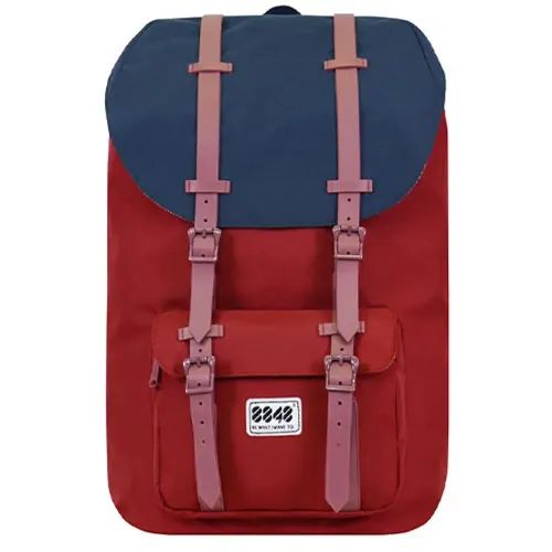 8848 TRAVEL BACKPACK 156 UNISEX WATERPROOF BURGUNDY BLUE