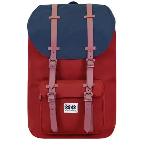 8848 TRAVEL BACKPACK 156 UNISEX WATERPROOF BURGUNDY BLUE