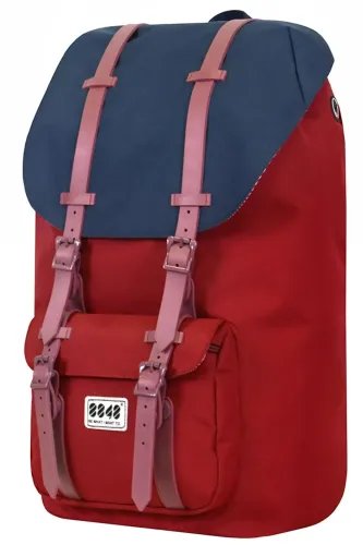 8848 TRAVEL BACKPACK 156 UNISEX WATERPROOF BURGUNDY BLUE