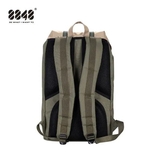 8848 TRAVEL BACKPACK 156 UNISEX WATERPROOF KHAKI GREEN