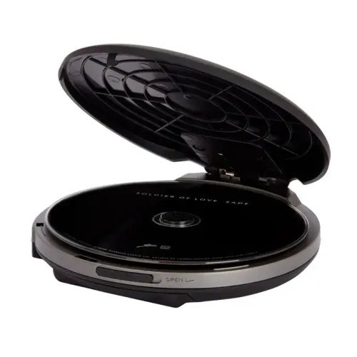 AIWAPORTABLECDPLAYERWITHEARPHONESBLACK