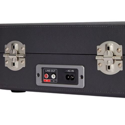 AIWAVINTAGETURNTABLEINLEATHERBRIEFCASEWITH2WAYBLUETOOTHUSB-MP3PLAYERRECORDERDARKSILVER