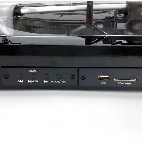 AIWA ALL IN ONE STEREO TURNTABLE BLACK
