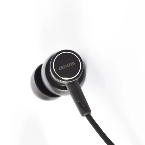 AIWA HI-RES 35MM IN-EARPHONE BLACK DIAMOND