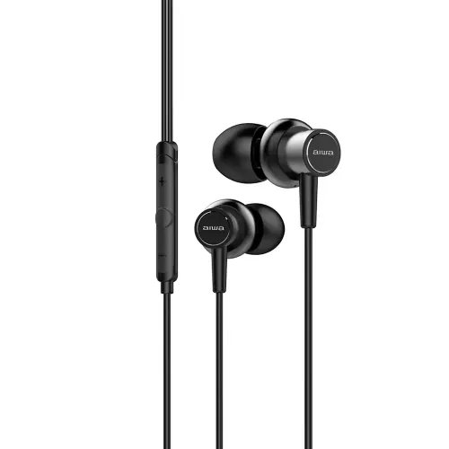 AIWA HI-RES 35MM IN-EARPHONE BLACK DIAMOND