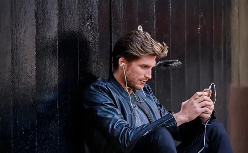 AIWA HI-RES 35MM IN-EARPHONE BLACK DIAMOND