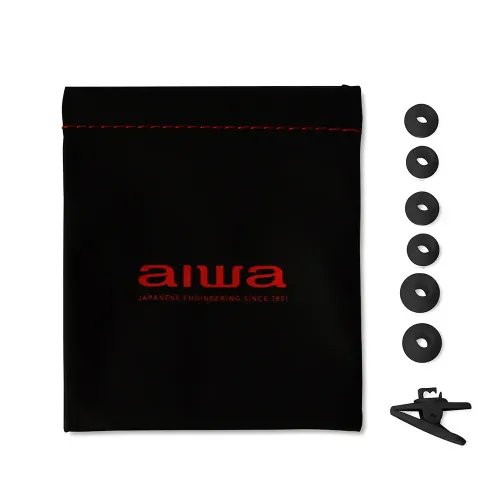 AIWA HI-RES 35MM IN-EARPHONE BLACK DIAMOND