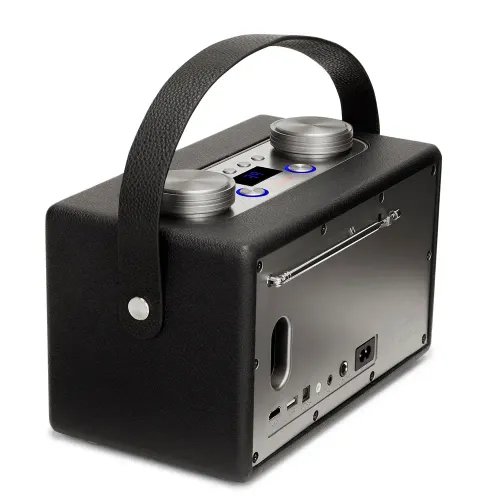 AIWA LEATHERETTE PORTABLE BLUETOOTH SPEAKER RMS 50W WITH MICGUITAR INPUT