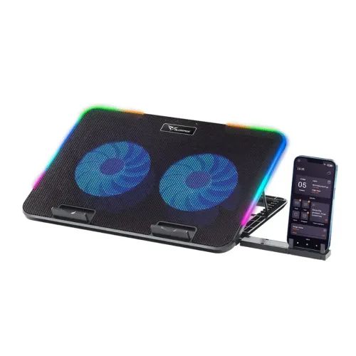 ALCATROZNOTEBOOKPHONECOOLINGSTAND2FANSVENDAVALG2RGBBLACK