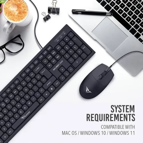 ALCATROZUSBWIREDKEYBOARDANDMOUSEXPLORERC3600BLACK