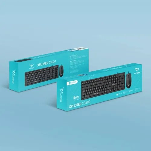 ALCATROZUSBWIREDKEYBOARDANDMOUSEXPLORERC3600BLACK