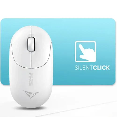 ALCATROZ SILENT RECHARGEABLE AIRMOUSE L6 CHROMA WHITE