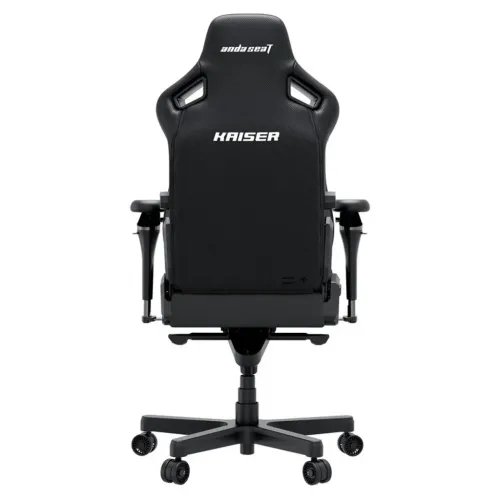 ANDASEATGamingChairKAISER-4V2XLBlackFabricwith6DArmrest