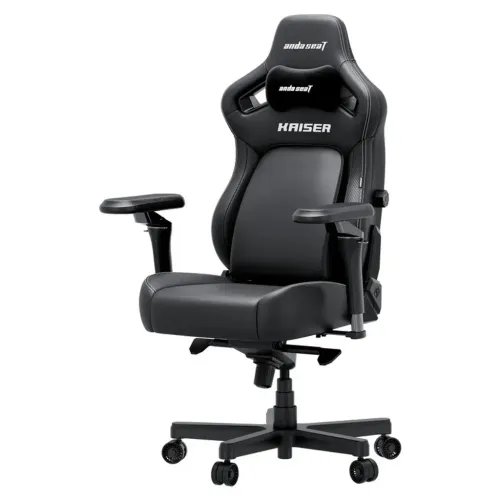 ANDASEATGamingChairKAISER-4V2XLBlackwith6DArmrest