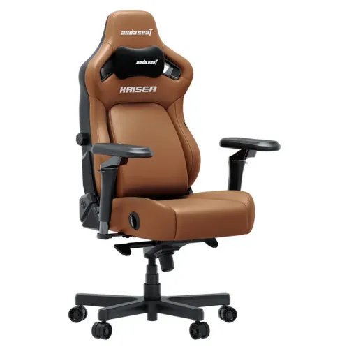 ANDASEATGamingChairKAISER-4V2XLBrownwith6DArmrest