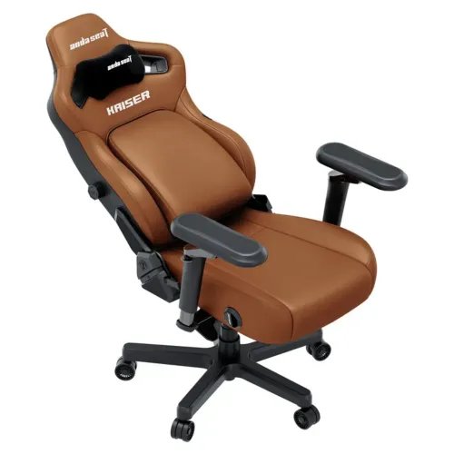 ANDASEATGamingChairKAISER-4V2XLBrownwith6DArmrest